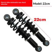 Electric Bicycle Rear Shock Absorber Adjustable Spring Rust Resistant 150mm for Mountain Ebike Off-Road Riding Accessory 22cm 2pcs black