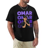 Omar Rudberg Ombré Tshirt Streetwear Print Tee Shirt 2XL black