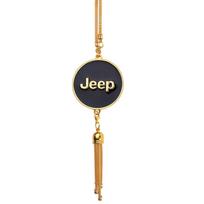 Auto Interior Ornament Car Rearview Mirror Emblem Pendant For JEEP Renegade Patriot Wrangler Cherokee JK GrandCherokee Accessory black