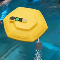 Floating & Rechargeable Fishing Bait Aerator IPX7 Waterproof Electric Oxygen Pump for Live Bait Buckets & Fish Tanks 5-30 Gallo 100V-240V EU Plug yellow