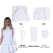 Death Stranding Themed Cosplay Dress Made From Comfortable Material For Game Fans And Costume Events M white