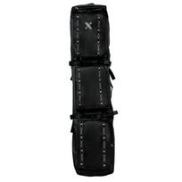 Ski Bag with Wheels, Universal Snowboard Holder, Large Capacity, Travel black