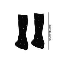 Comfortable Knit Leg Warmers for Ice Figure Skating And Dance Activities gray