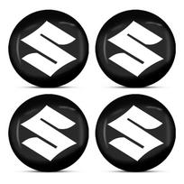 4 vnt. Automobilio emblema Ratlankių centriniai dangteliai Automobilio aksesuarai Suzuki Swift Sport Jimny Grand Vitara Alto SX4 Samurai Across sidabras