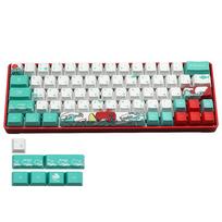 71 Keys Sea Coral Ukiyo-e Keycap Dye Sublimation OEM Profile Mechanical Keyboard Keycap For GH60 XD64 DZ60 GK61 GK64 gray