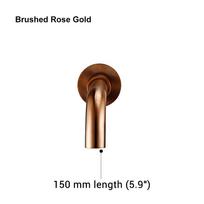 Bagnolux Black Brushed Polished Chrome Stainless Steel Rose Gold Brass Round Bathtub Spout Basin Bathroom Faucet brown