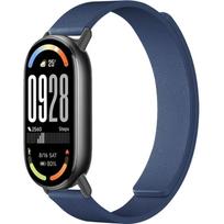 Silicone Loop Strap for Xiaomi Mi Band 10 9 8 Magnetic Bracelet Replaceable Wristband Correa for Xiaomi Band 10 Sport Watchband For Mi Band 8 vidurnakčio mėlyna spalva