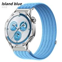 18/20/22mm Nylon Strap for Huawei Watch 5/GT6/GT5/GT4/3 Pro Sports Breathable Wristband for Samsung Galaxy 7 6 5/Garmin Venu 4/3 18mm Universal Wide rutulys mėlynos spalvos