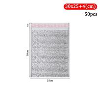 50Pcs/Pack Ice Cold Warm Aluminum Foil Bag Food Thermal Drink Storage Insulation Bag with Closure Delivery Carrier Cooler Bag