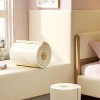 Kūdikio saugos susidūrimo amortizatorius 2m putplasčio buferis Vaikų sienų kampų apsauga Vaikams Beige white