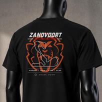Zandvoort 2026 Didžiojo prizo Formulės lenktynių trasos žemėlapis Marškinėliai Motorsport žavingas paddock Dovana lenktynininkui F1 trasos gerbėjams Marškinėliai S black