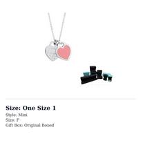 TIFFANY & CO. Return To Tiffany 925 svaras sterlingų sidabro karoliai moteriški rožiniai 28751249 One Size 2 black