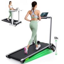 AKLUER H1-B Foldable Treadmill With Automatic incline adjustment in 6 levels and a 2.5 HP Motor Max Load 150Kg