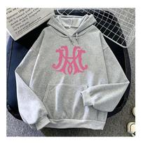 TV Series Maxton Hall Hoodie The World Between Us Graphic Sweatshirts Moletom Feminino Winter Long Sleeve Hooded Pullovers Girl S pilka