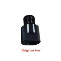 1PC Motorcycle Rear Shock Absorber Extender Height Heighten Adapter Riser For Motorbike Scooter Dirt Bike Damper Raise Fitting Heighten 2cm black black
