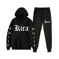 Death Note Fashion Couple Jogger Set 3XL black