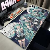 Mouse Pad Xxl Anime Girl Hatsunes Miku Desk Mats Cute Hd Desk Pad Extended Gaming Keyboard Mats Large Gamer Rubber Mousepad 900x400x2mm