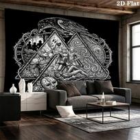 Jojo'S Bizarre Adventure Wall Tapestry Aesthetic Wall Hanging Printed Fabric Blanket Decorative Tapestries For Bedroom Living Room Home Decor 150cm x 200cm