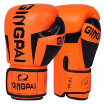 Kids Boxing Gloves Training Punching Bag Muay Thai Martial Arts Sport PU Leather 6oz 8oz 10oz 12oz Black White Pink Blue Green 6 oz oranžinė