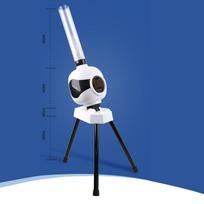 Badmintono robotas automatinis paleidimo įrenginys kamuoliukų mašina lauke patalpose treneriams su 18 white