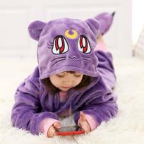 Cartoon Kigurumi For Children Kids' Animal Onesie Pyjamas Unicorn Cat Dinosaur Cow Halloween Carnival One-piece Costume Homewear 4T Height 80-100cm pink