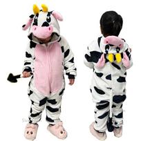 Cartoon Kigurumi For Children Kids' Animal Onesie Pyjamas Unicorn Cat Dinosaur Cow Halloween Carnival One-piece Costume Homewear 4T Height 80-100cm gray