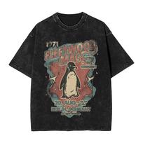 Men Fleetwood Mac Band T Shirts  Tops Summer Vintage Short-Sleeve T-Shirt O Neck Hip Hop Casual Tshirt Dropshipping M gray