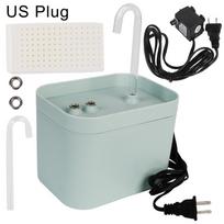 Automatinis filtro dozatorius tylus USB elektrinis recirkuliuojantis filtravimas 1.5L katėms naminių gyvūnų vandens katės gertuvė dubuo katės vandens fontanas gray