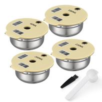 Daugkartinio naudojimo kavos kapsulės BOSCH-s aparatui Tassimo Happy Vivy Nerūdijančio plieno užpildomas kavos aparato filtras 180ML/220ML