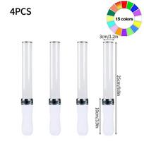 Lightstick 120Pcs Kpop Bright Stick Glow In The Dark Led Stick Idol Concerts Luminous Rod Bright Materials white
