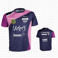 New Arrivals Germany Style Home Away 3D Print Jersey Summer Table Tennis T-Shirt Fans Casual Sport Adults Quick Drying Tops Tee XS pink