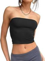 Slim-Fit Women's Pullover Tube Top Camisole for Summer Extra Small juoda