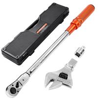 VEVOR Adjustable Click Torque Wrench, 1/2 Inch Drive, 20-160 lbf-ft/27.1-216.8 N.m, Dual-direction and Dual Range Scales, 72-Tooth, ±2% Precision 49.5 x 3.4 x 3.4 cm