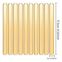 Food Grade Acrylic Ice Cream Sticks 10Pcs/set Colorful Light Popsicle Stick Stirring Rod Distinguishing Labels Kitchen Tools