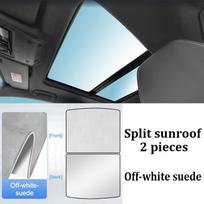 For Volvo XC60 Accessories MK1 2009~2017 Sun Sunroof Sunshade Electrostatic Adsorption Insulation Anti UV Skylight Sticker Visor white