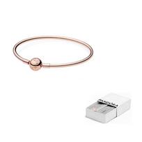 Pandora Bangles Women's 587132 19-Brand Original Box rožinio aukso spalvos