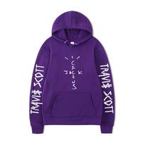 Trendy Unisex TRAVIS SCOTT Cactus Jack Hoodie M blue