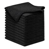Microfiber Cloths for Cleaning, 12Pieces Soft Washable Wiping Cloths for Dining Tables, Mirrors, Desks, and Vehicle Dusting 25x 25CM juoda