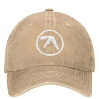 Punk Aphex Twin spaudinys Streetwear Harajuku Goth beisbolo kepuraitė moterims vyrams apsauga nuo saulės Hip Hop tėčio kepurės vasarinė prigludusi Snapback kepuraitė beige