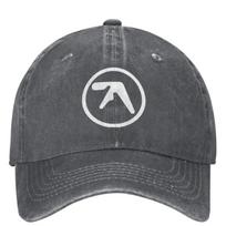 Punk Aphex Twin spaudinys Streetwear Harajuku Goth beisbolo kepuraitė moterims vyrams apsauga nuo saulės Hip Hop tėčio kepurės vasarinė prigludusi Snapback kepuraitė gray