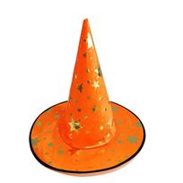 Realistiškas Helovino kostiumas Cosplay rekvizitai Cosplay raganos skrybėlė Madingas Helovino apsiaustas Vaikams Orange-Hat red