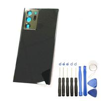 Galinio akumuliatoriaus dangtelio stiklas + Kameros objektyvas Samsung Galaxy Note 20 Ultra gray