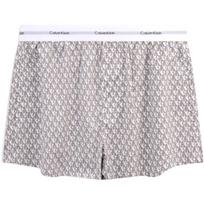 Calvin Klein Elastic Waistband Satin Pajama Shorts Women shorts White QS7411 M white