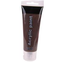 75ml Pro Tube Acrylic Paint Studio Nail Glass Wall Art Painting tamsiai ruda spalva