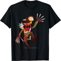 Mademark x Rick and Morty - Rick and Morty Shirt a Nightmare on Scary Street T-Shirt T-Shirt XXXXXL įvairiaspalvis