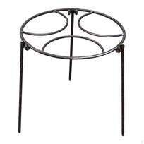 Stovyklavietės trikojis stovas Sulankstomas kempingo grotelių puodų stovas iškylai 34cm