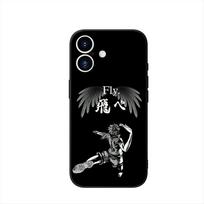 for Samsung Galaxy A55 A54 A25 A36 A17 A26 A35 A33 A34 A14 A37 S8 S9 S20 S21 FE S10 Plus Case Oikawa Tooru Haikyuu Shoyo Hinata Galaxy A55 5G gray