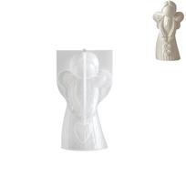 Silikoninė forma Liejimo forma Angelas, 3D silikoninė forma Angelas Silikoninė forma Gipsas Liejimo formai Angelas Liejimo forma white