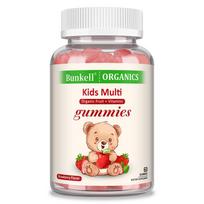 Vaikams skirtas daugiavaisių ir vitaminų maisto papildas, 60 guminių saldainių buteliuke 60 Gummies white