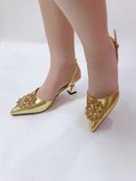2026 Autumn Bestseller: Women's One-Strap Thin Heel Rhinestone Sandals with Non-Slip Soft Sole 38 auksas